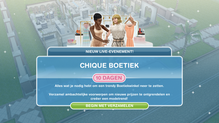 Mijn leven in foto’s #87 - De Sims Freeplay Chicque Boetiek