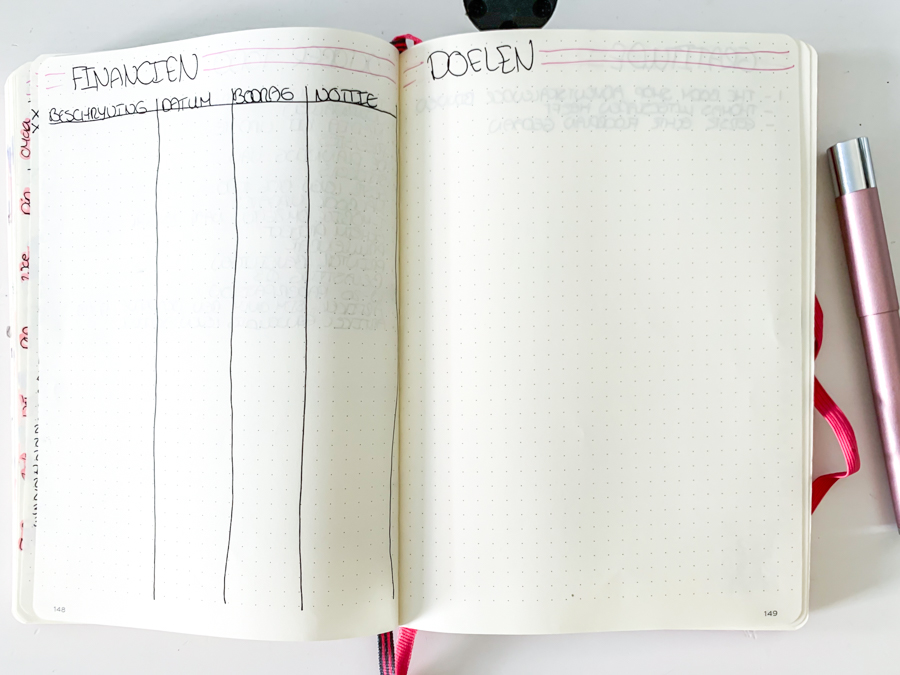 Bullet Journal Oktober Setup met filmpje