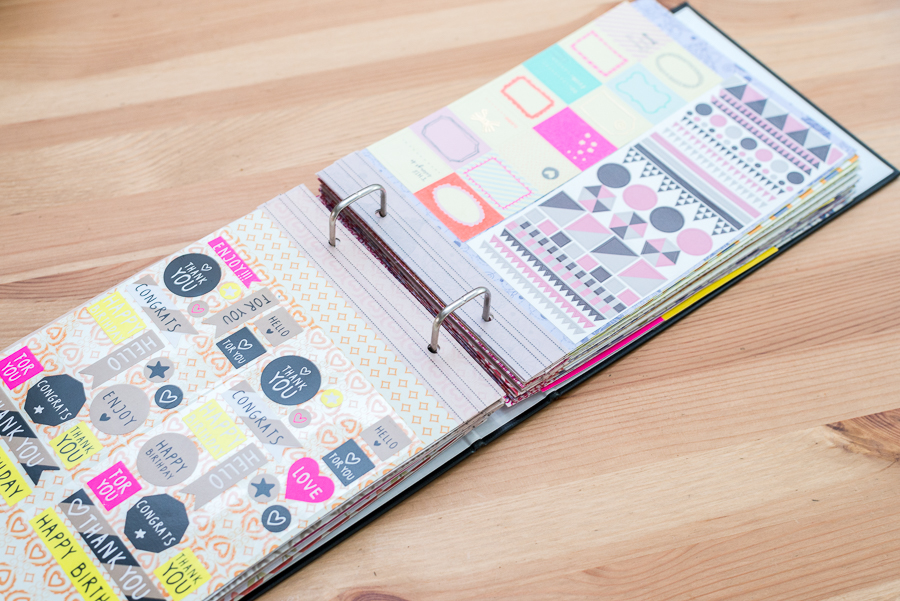 DIY Stickerboek maken