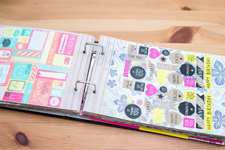 DIY Stickerboek maken